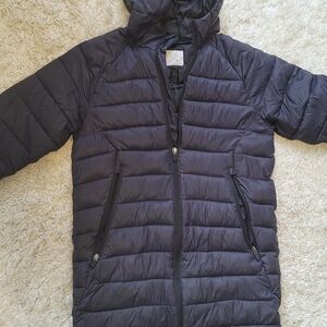Zara Dark Blue Quilted Jacket
